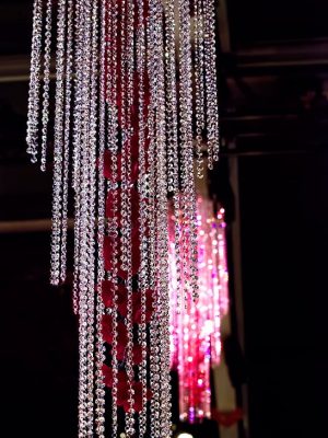 Waterval gemaakt van Swarovski kristal te huur voor evenementen