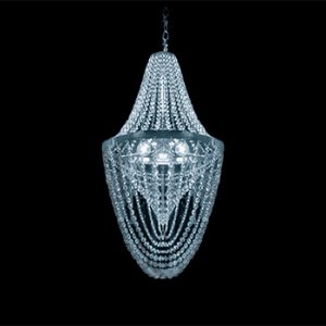 The Curve kroonluchter voor interieur by Crystal World Amsterdam origineel design voor uw interieur Swarovski kristal